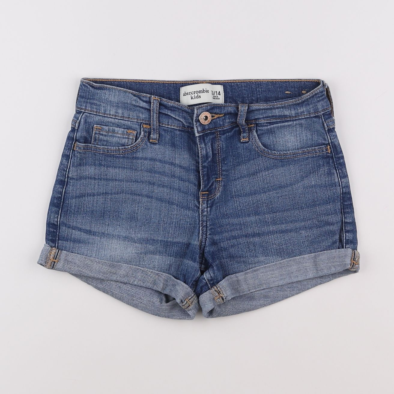 Abercrombie - short bleu - 13/14 ans