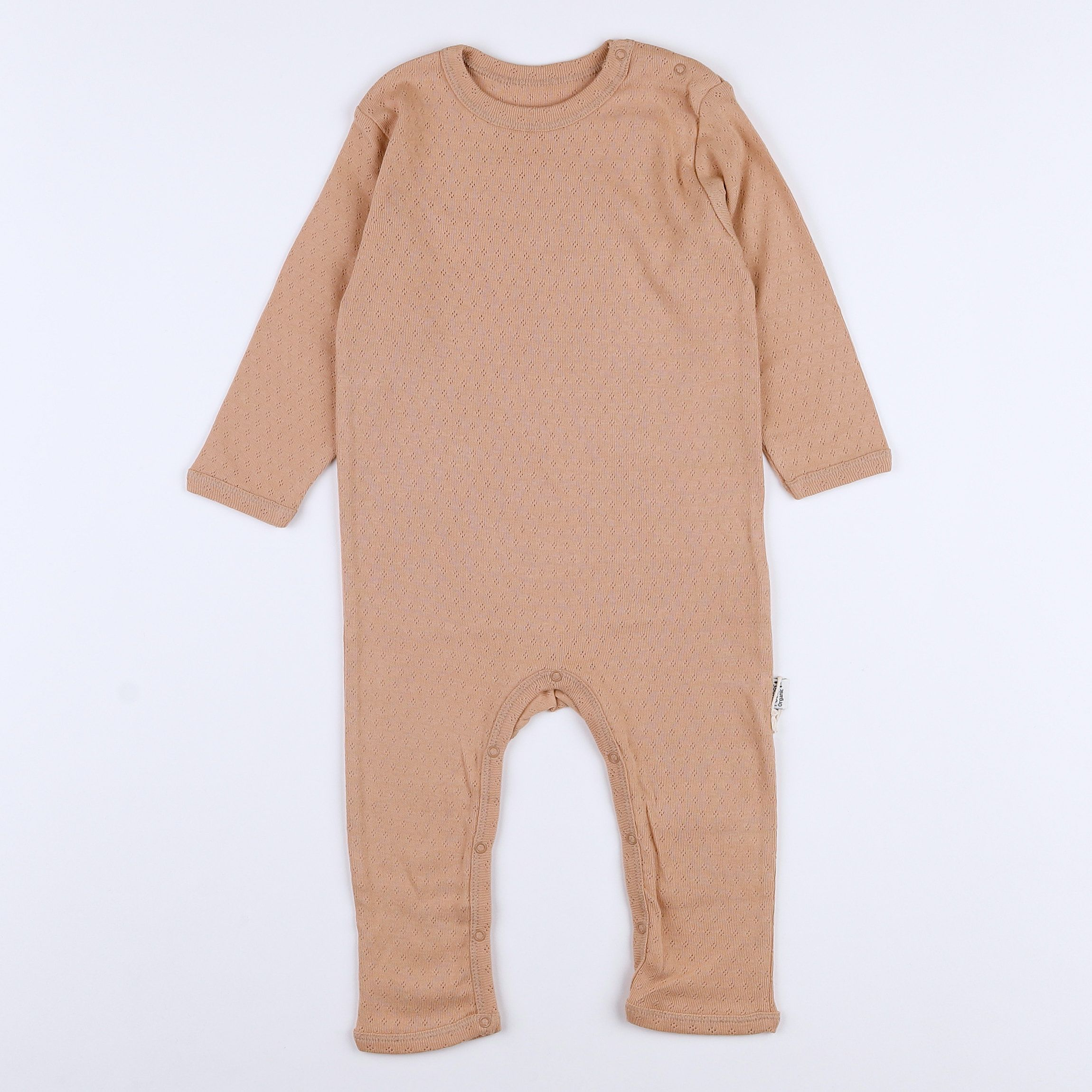 Poudre Organic - pyjama coton tan - 9 mois