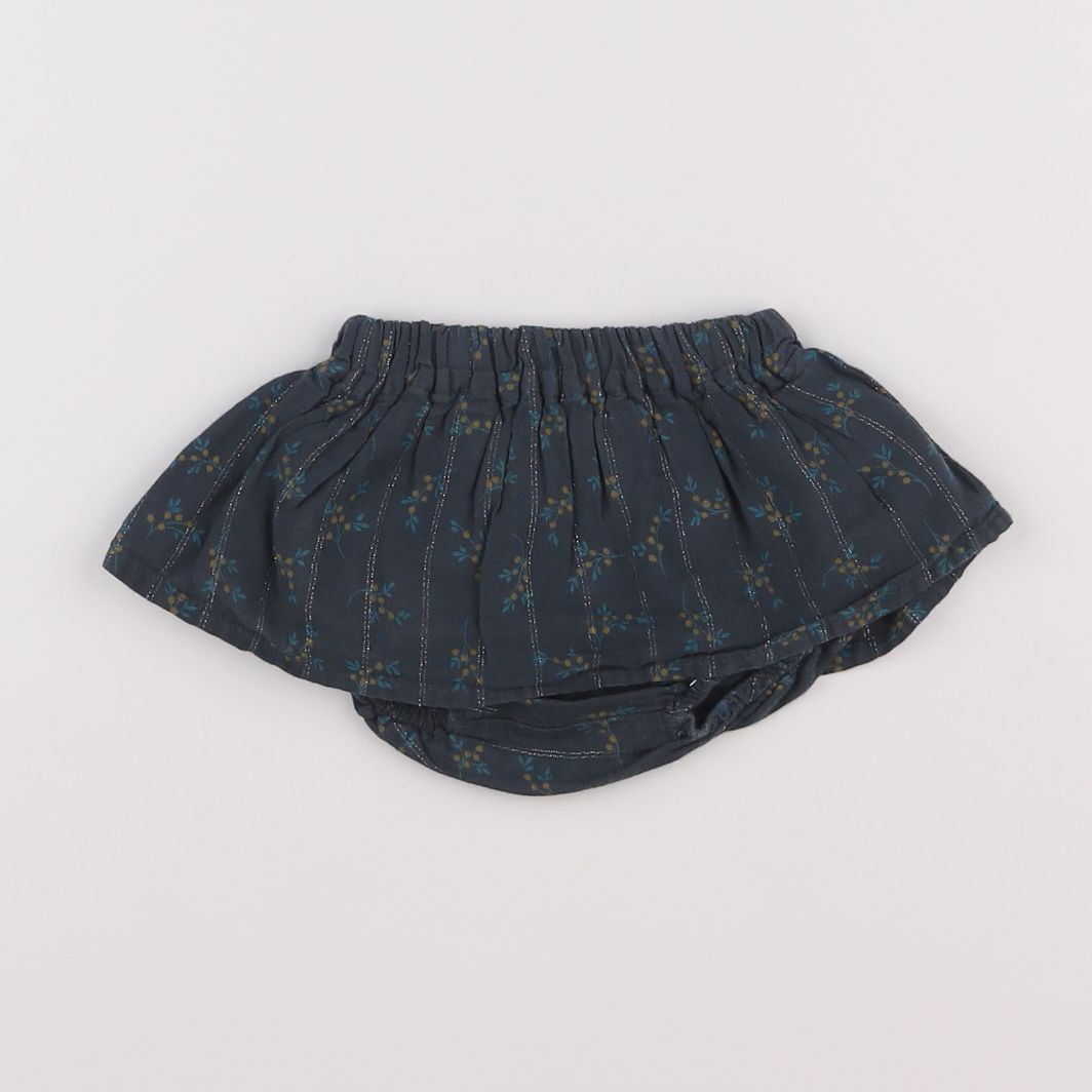 Buho - jupe short gris - 3 mois