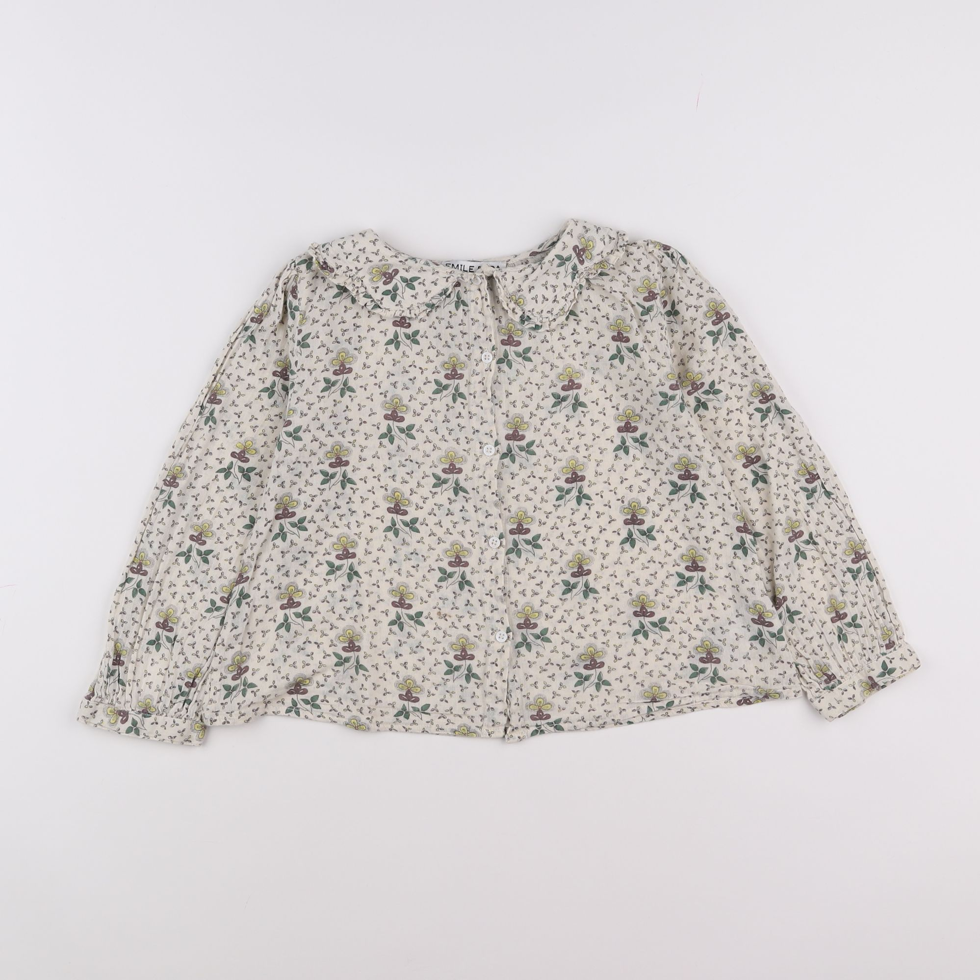 Emile et Ida - blouse beige - 6 ans