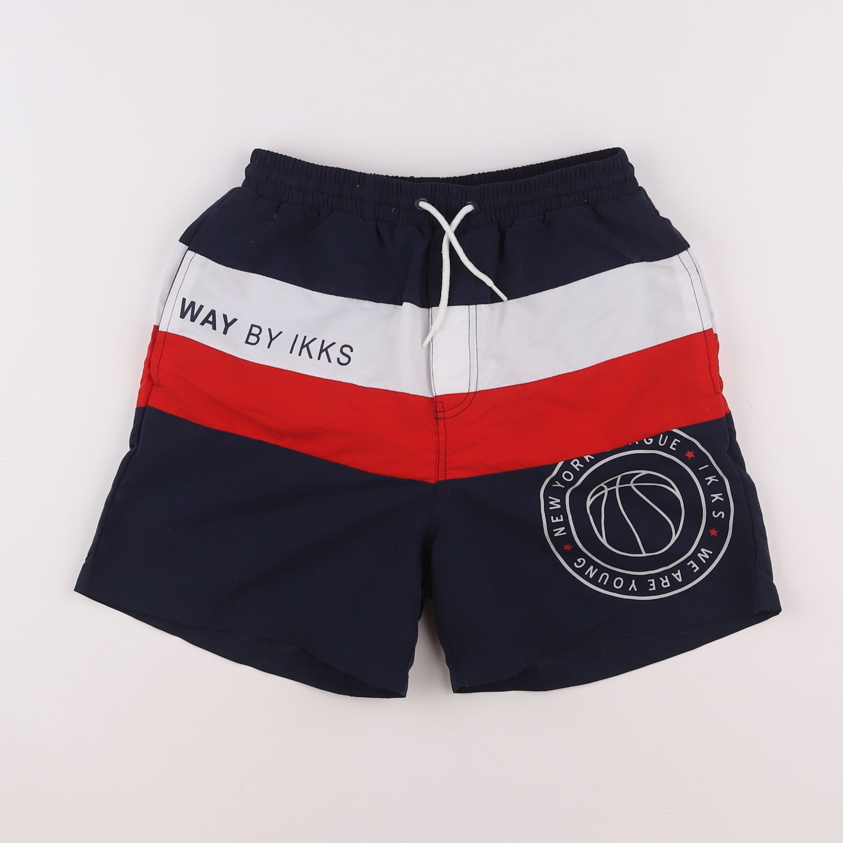 IKKS - maillot de bain bleu, blanc - 14 ans