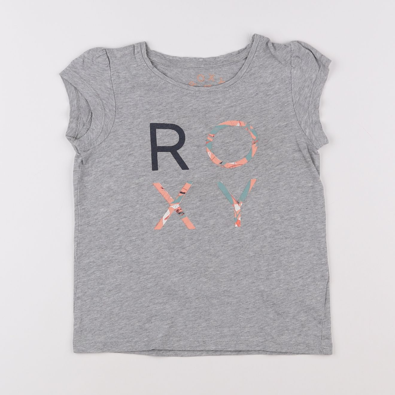 Roxy - tee-shirt gris - 4 ans