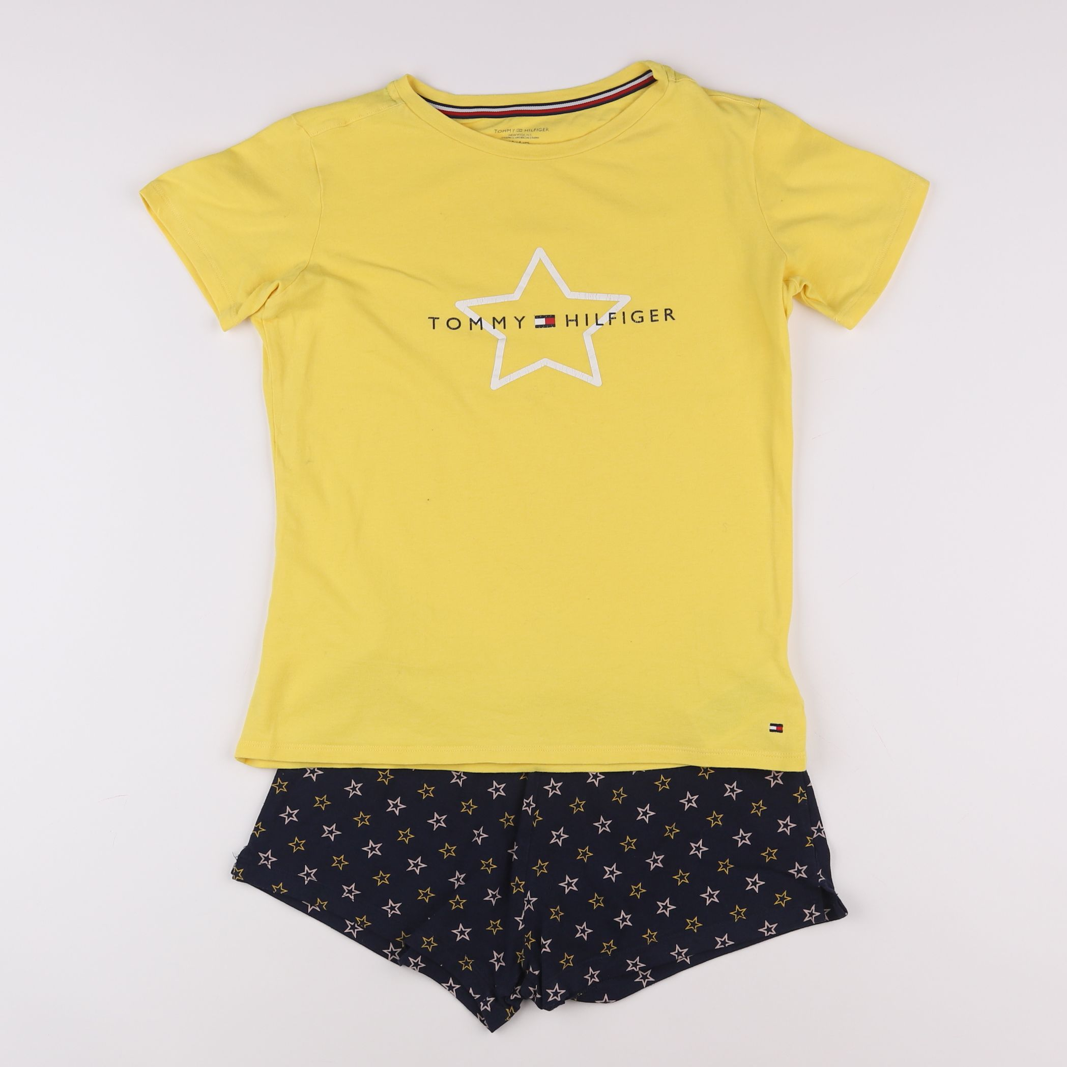 Tommy Hilfiger - pyjama coton jaune, bleu - 12/14 ans