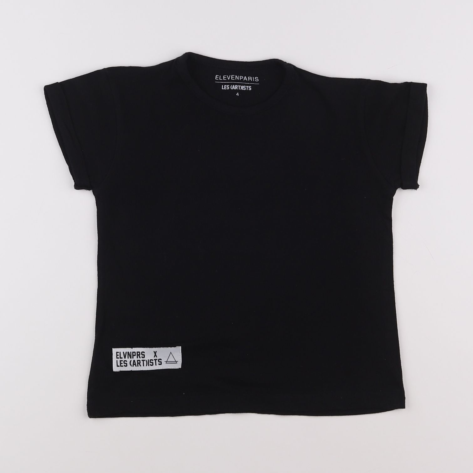 Little Eleven Paris - tee-shirt imprimé au dos noir - 4 ans