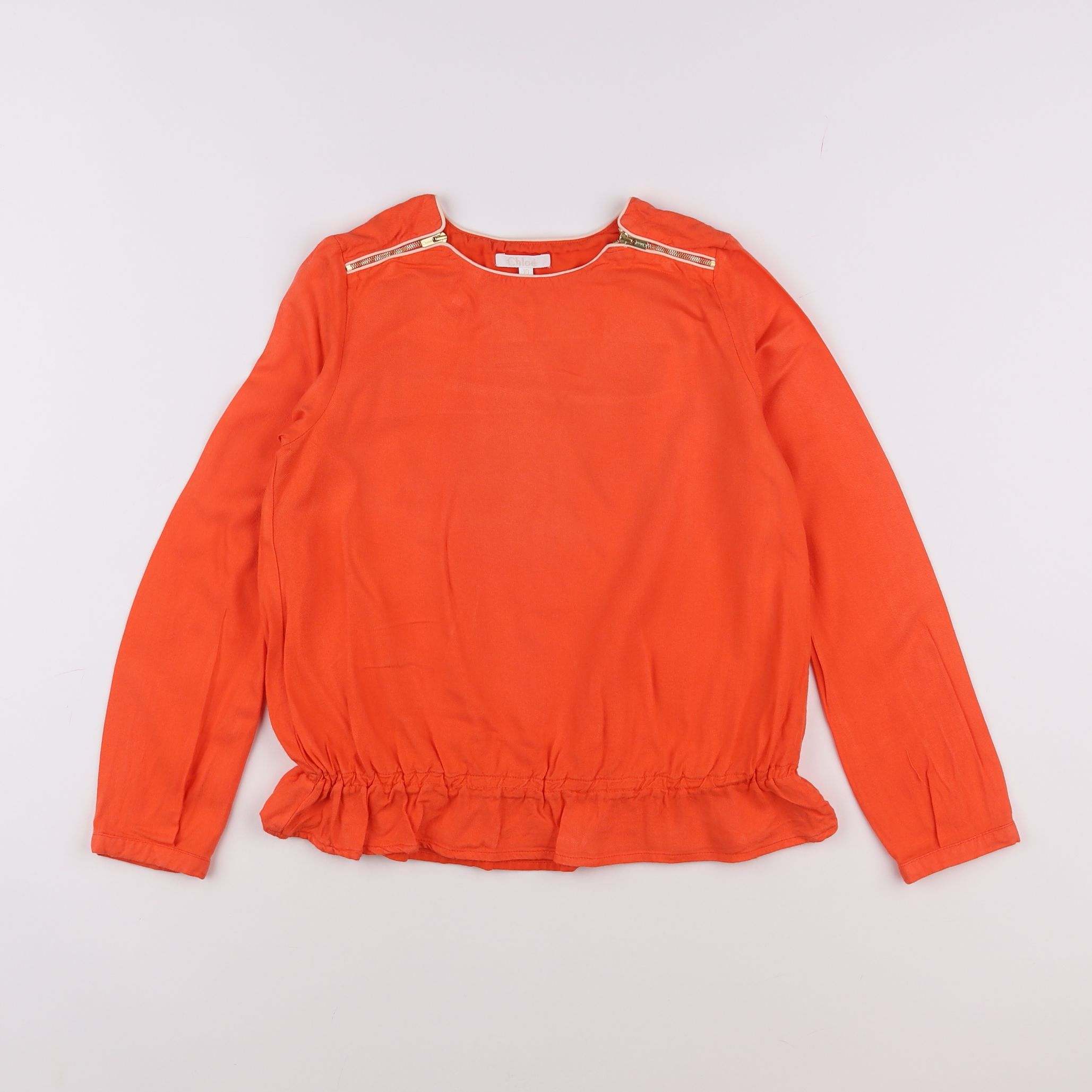 Chloé - blouse orange - 10 ans