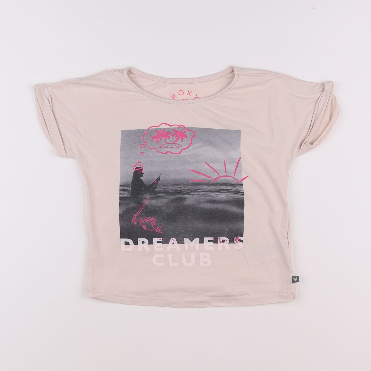 Roxy - tee-shirt rose - 4 ans