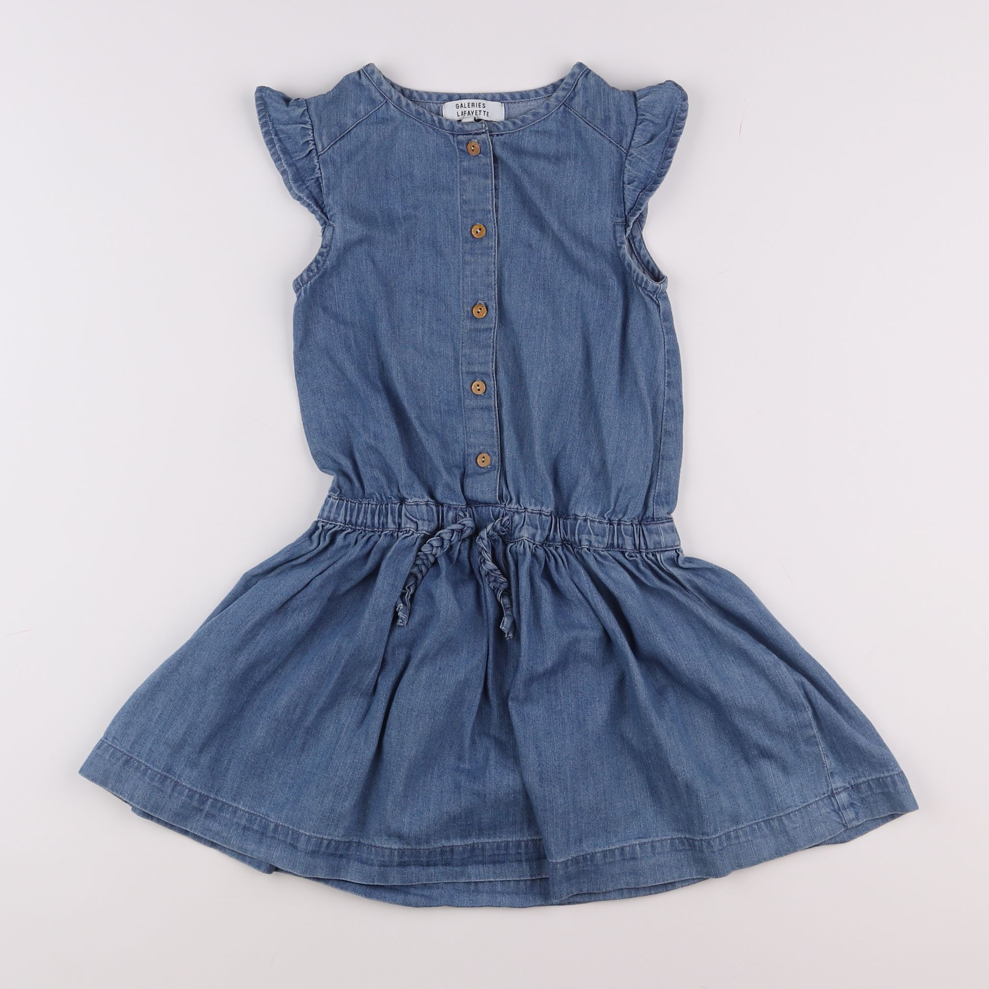 Galeries Lafayette - robe bleu - 6 ans