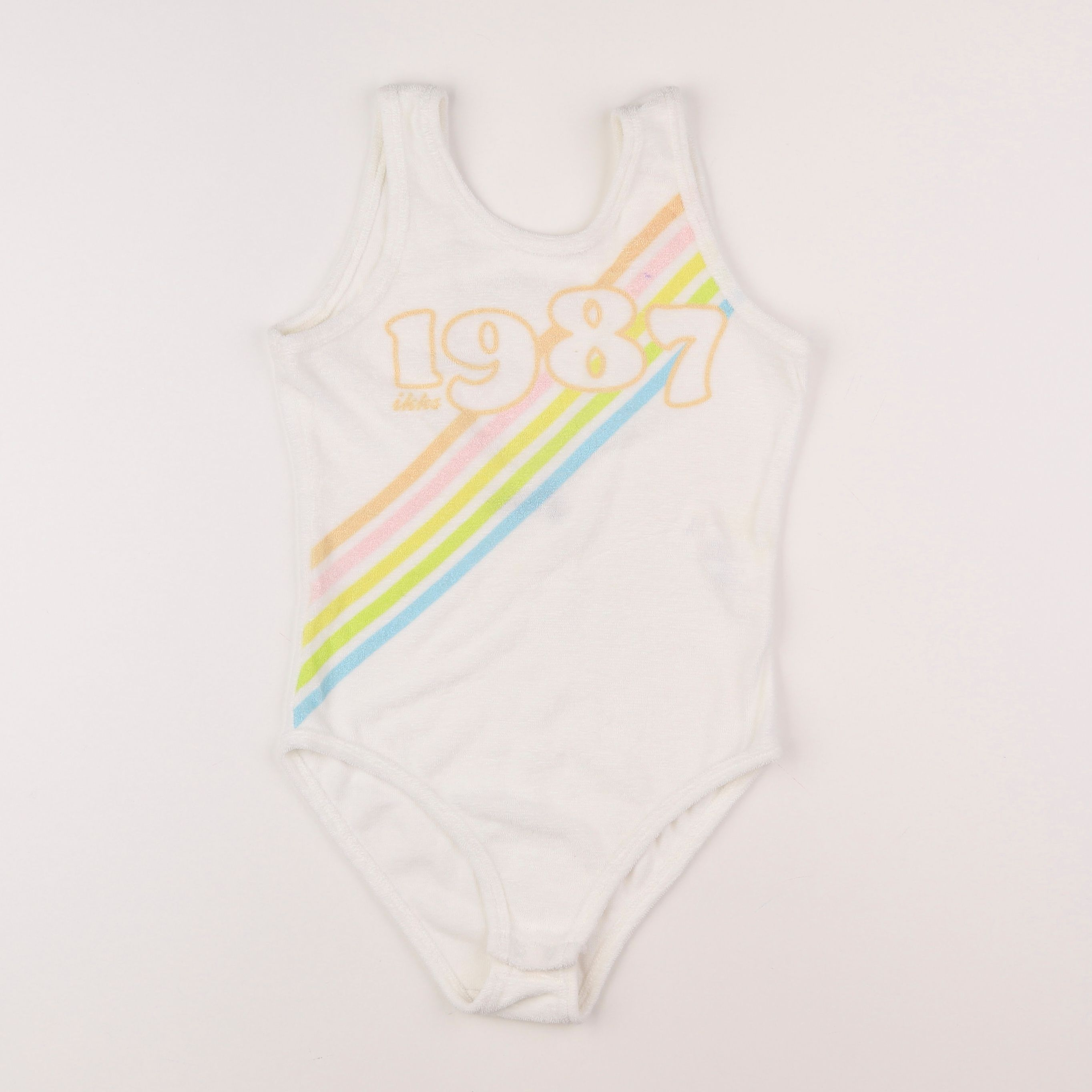 IKKS - maillot de bain éponge blanc - 10 ans