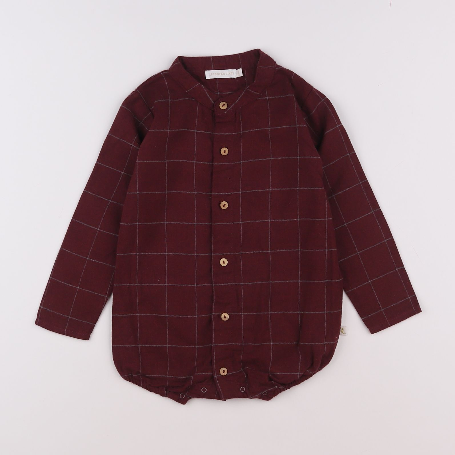 Les Enfantines - chemise rouge - 2 ans