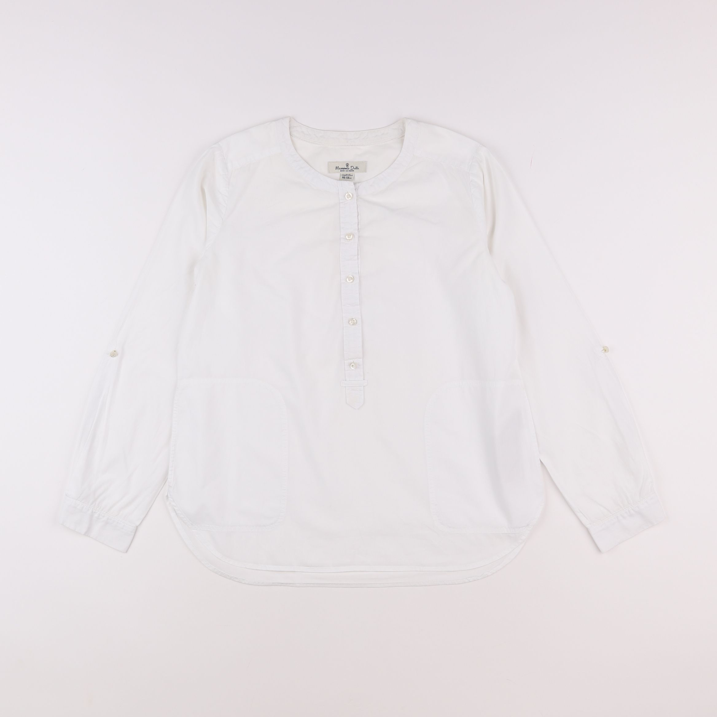 Massimo Dutti - chemise blanc - 11/12 ans