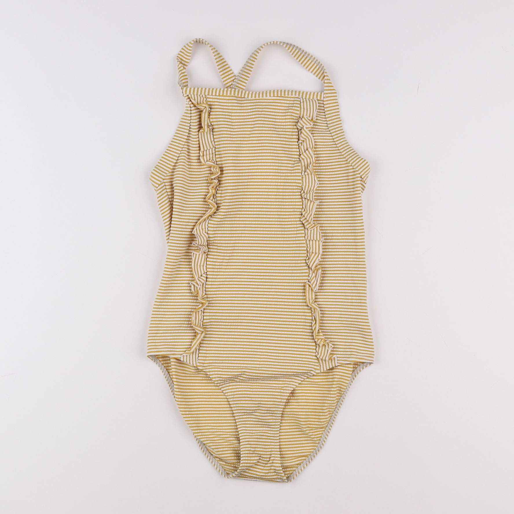 Petit Bateau - maillot de bain beige, jaune - 12 ans