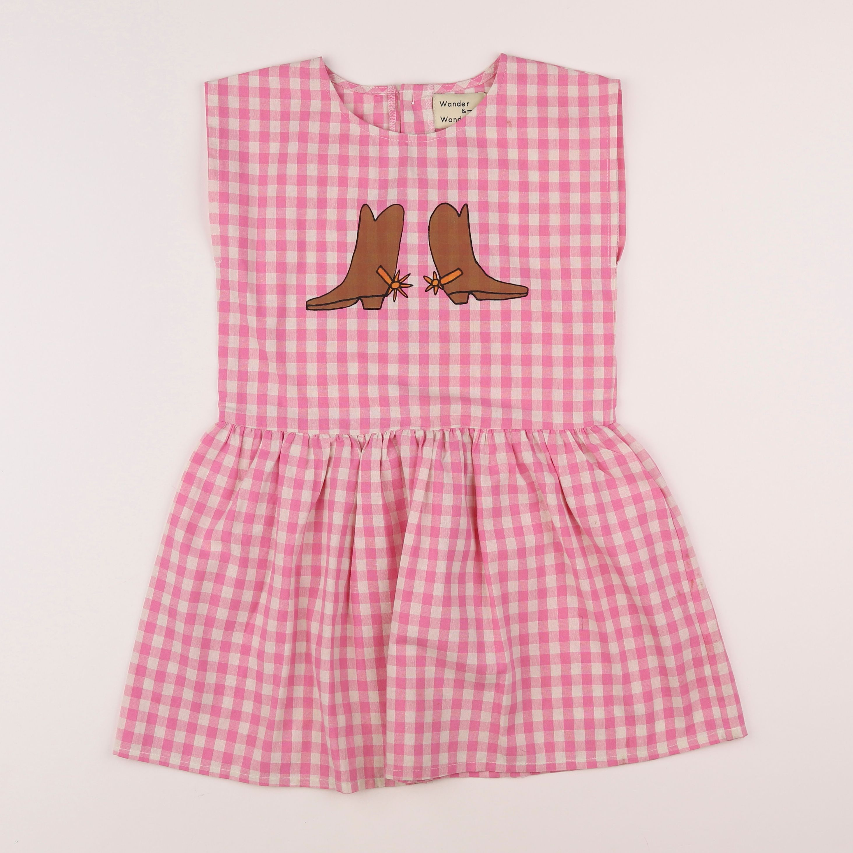 Wander & Wonder - robe rose - 6/8 ans