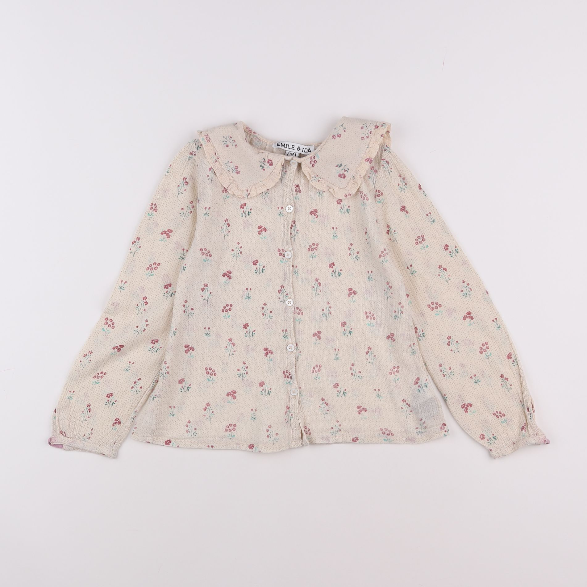 Emile et Ida - blouse beige - 6 ans