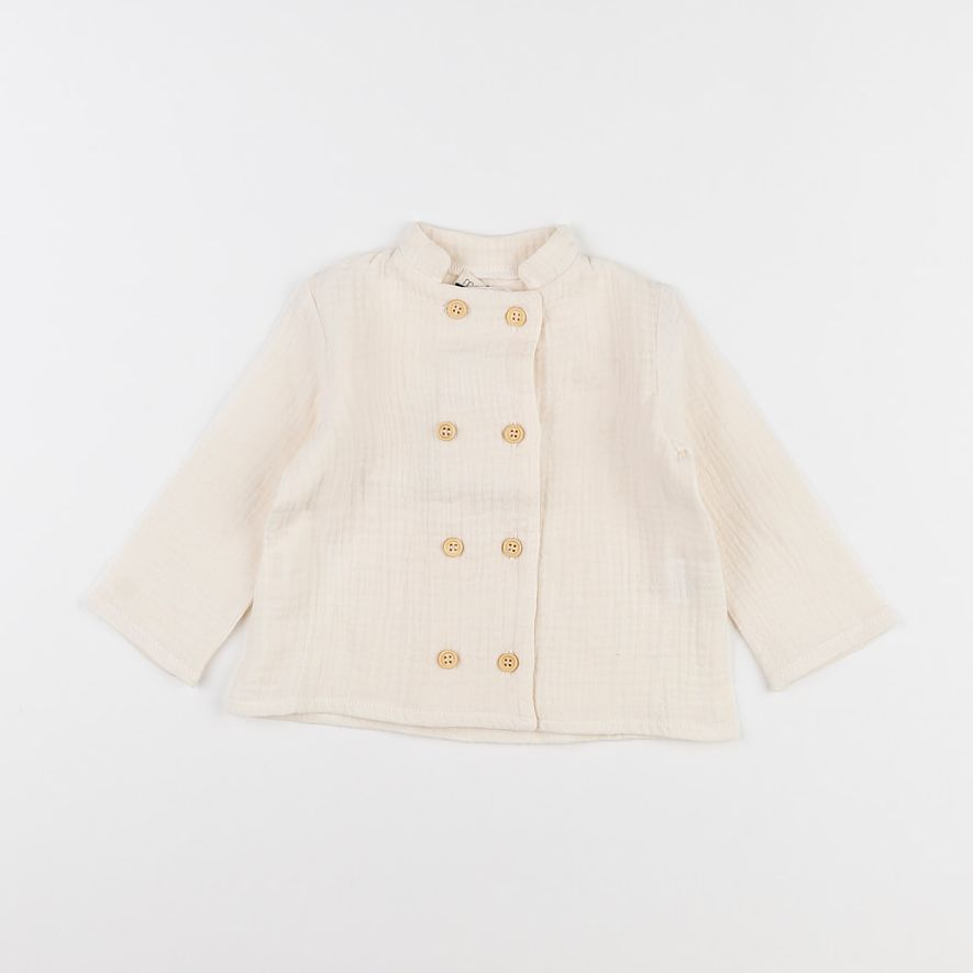 Marsou - chemise " KOMBU " beige - 6 mois