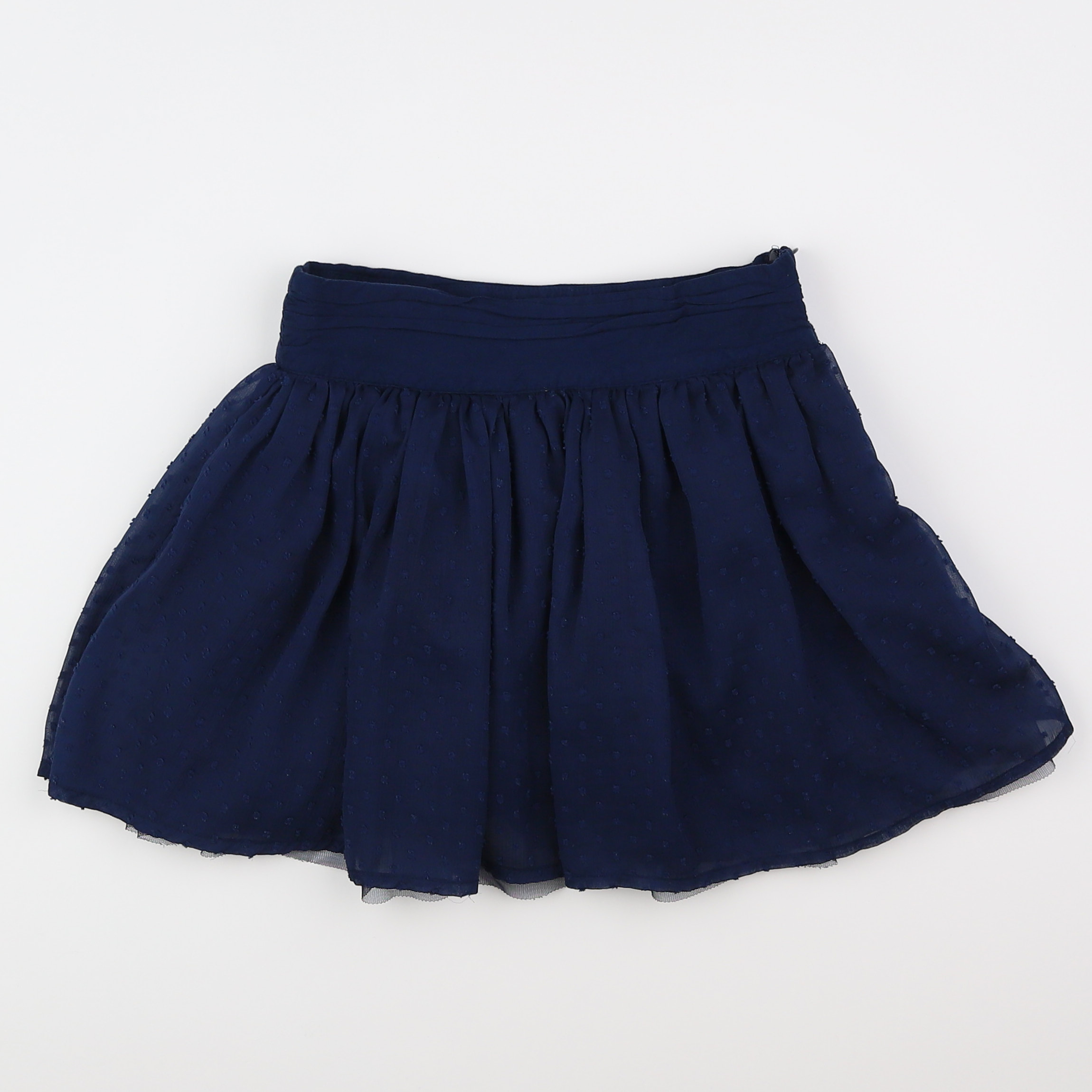 Benetton - jupe bleu - 6/7 ans