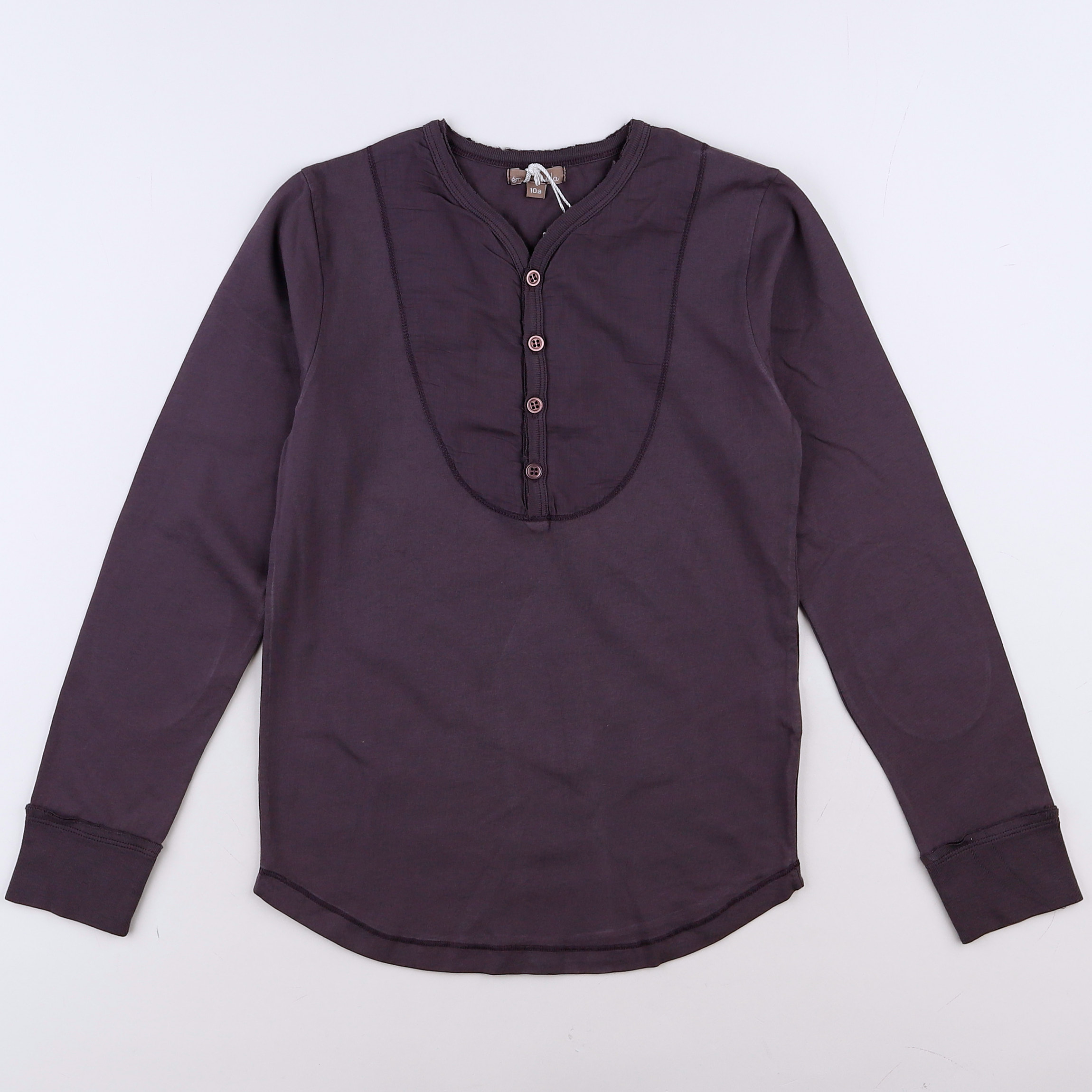 Emile et Ida - tee-shirt violet - 10 ans