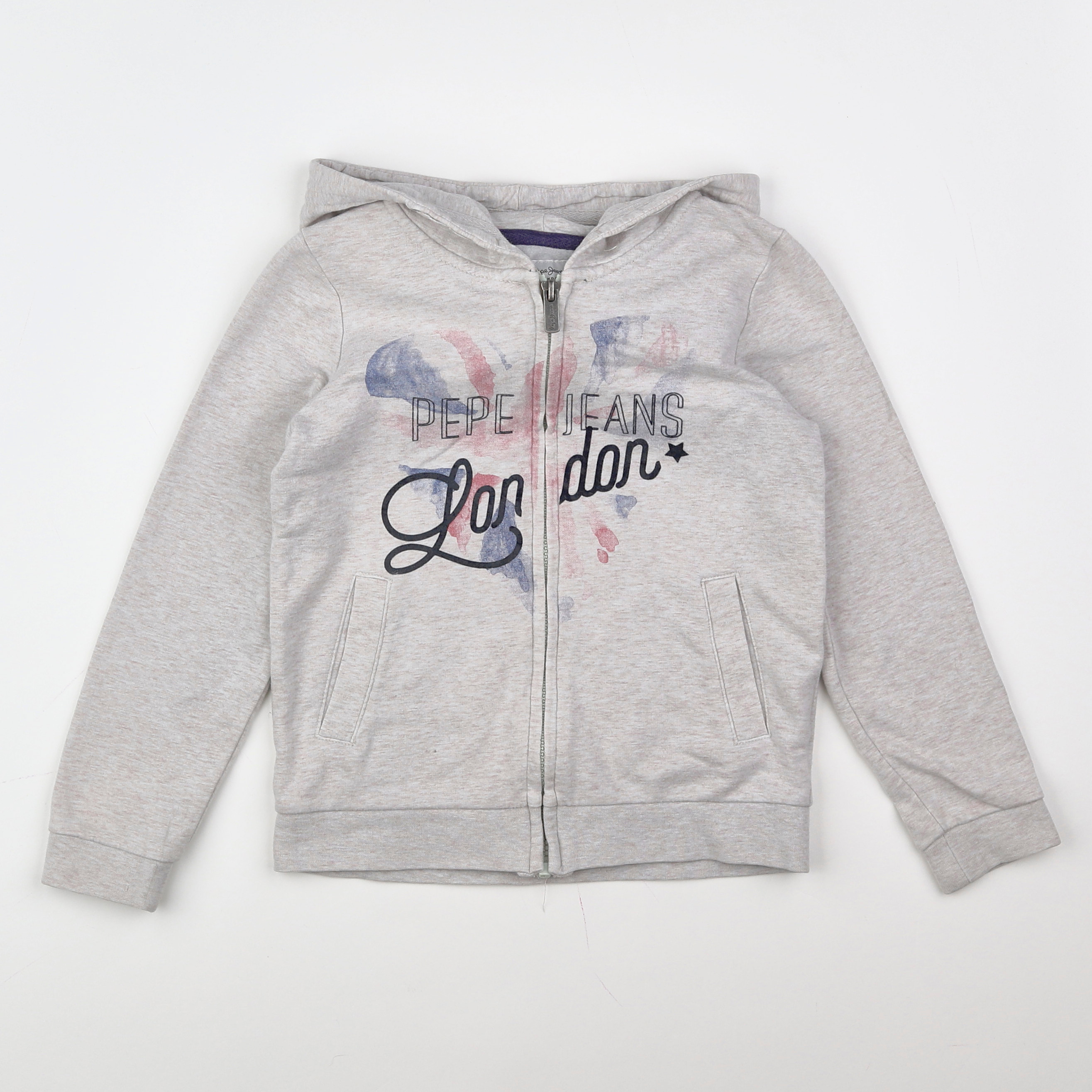 Pepe Jeans - sweat gris - 8 ans