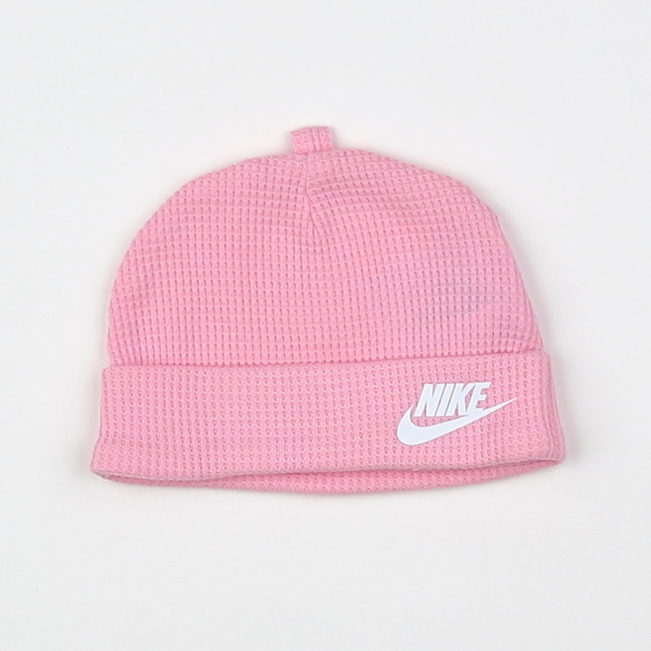 Nike - bonnet rose - 3 mois