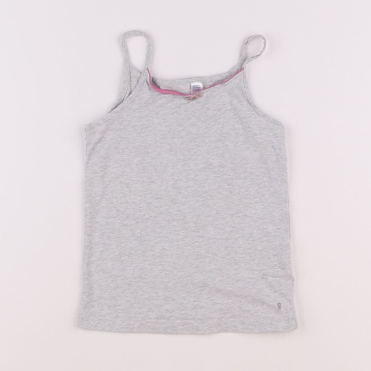 Okaidi - maillot de corps gris - 6 ans