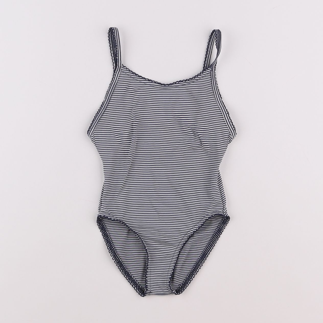 Petit Bateau - maillot de bain bleu, blanc - 3 ans