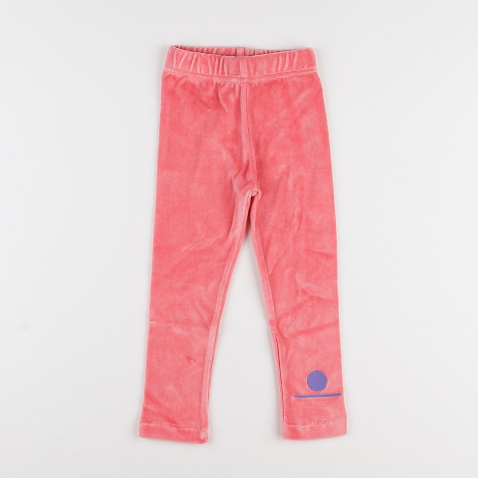 We are kids - legging velours Nour rose - 3/6 mois