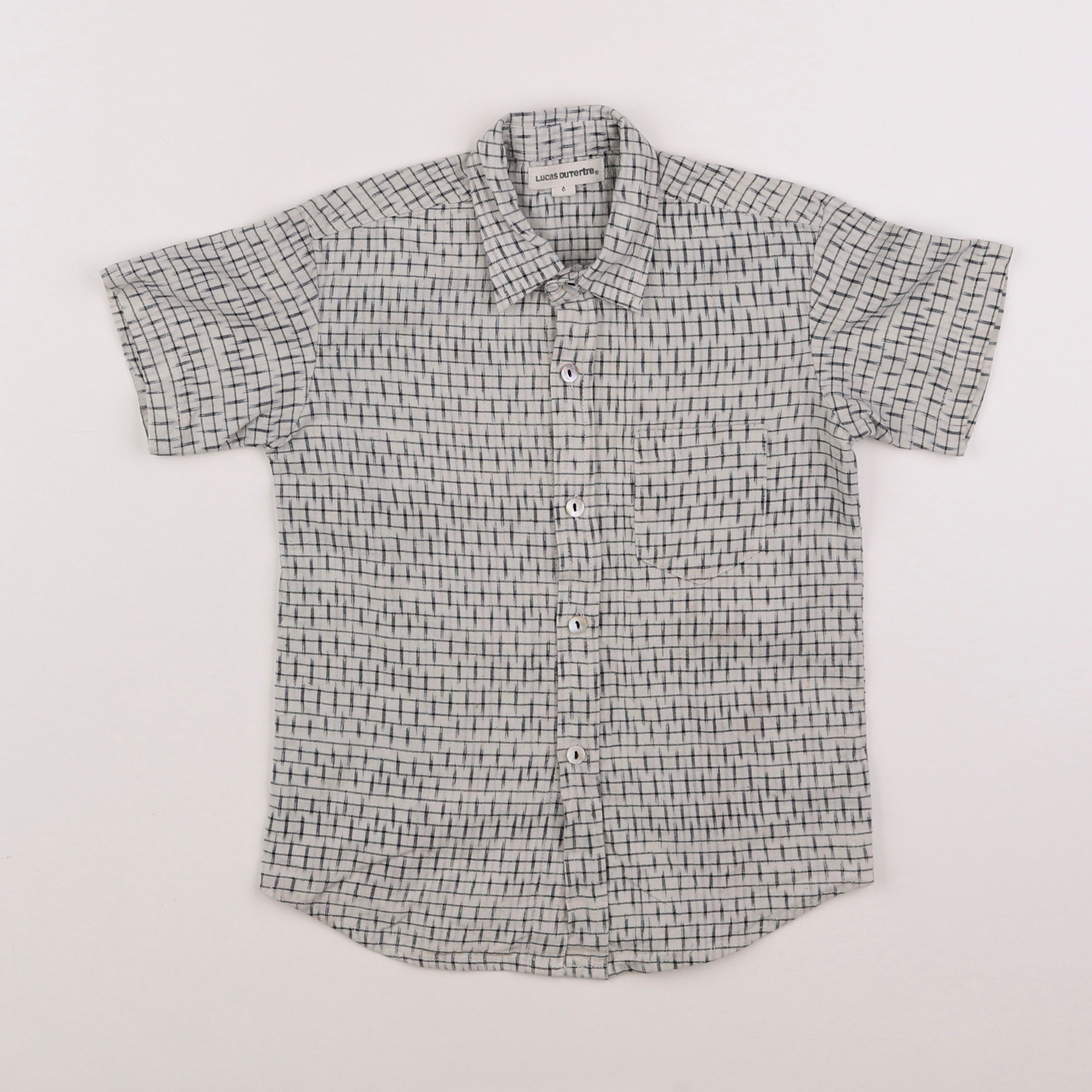 Lucas du Tertre - chemise gris - 6 ans