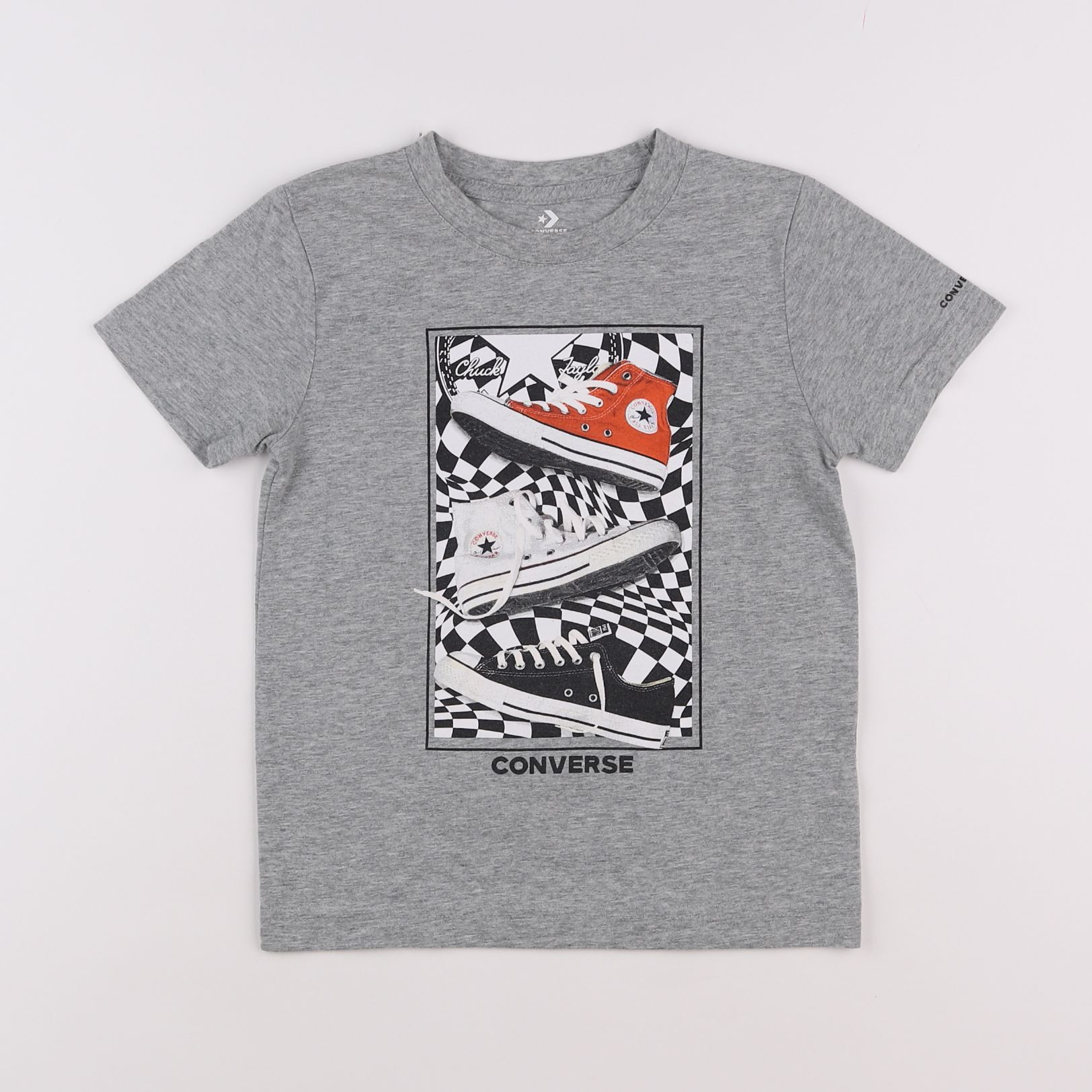 Converse - tee-shirt gris - 6 ans