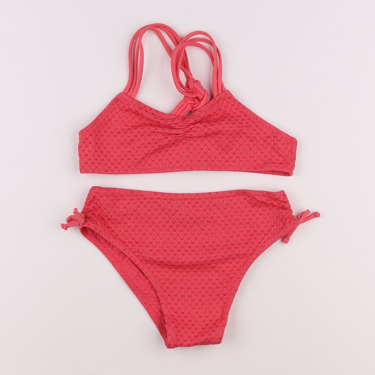 Vertbaudet - maillot de bain rose - 10 ans