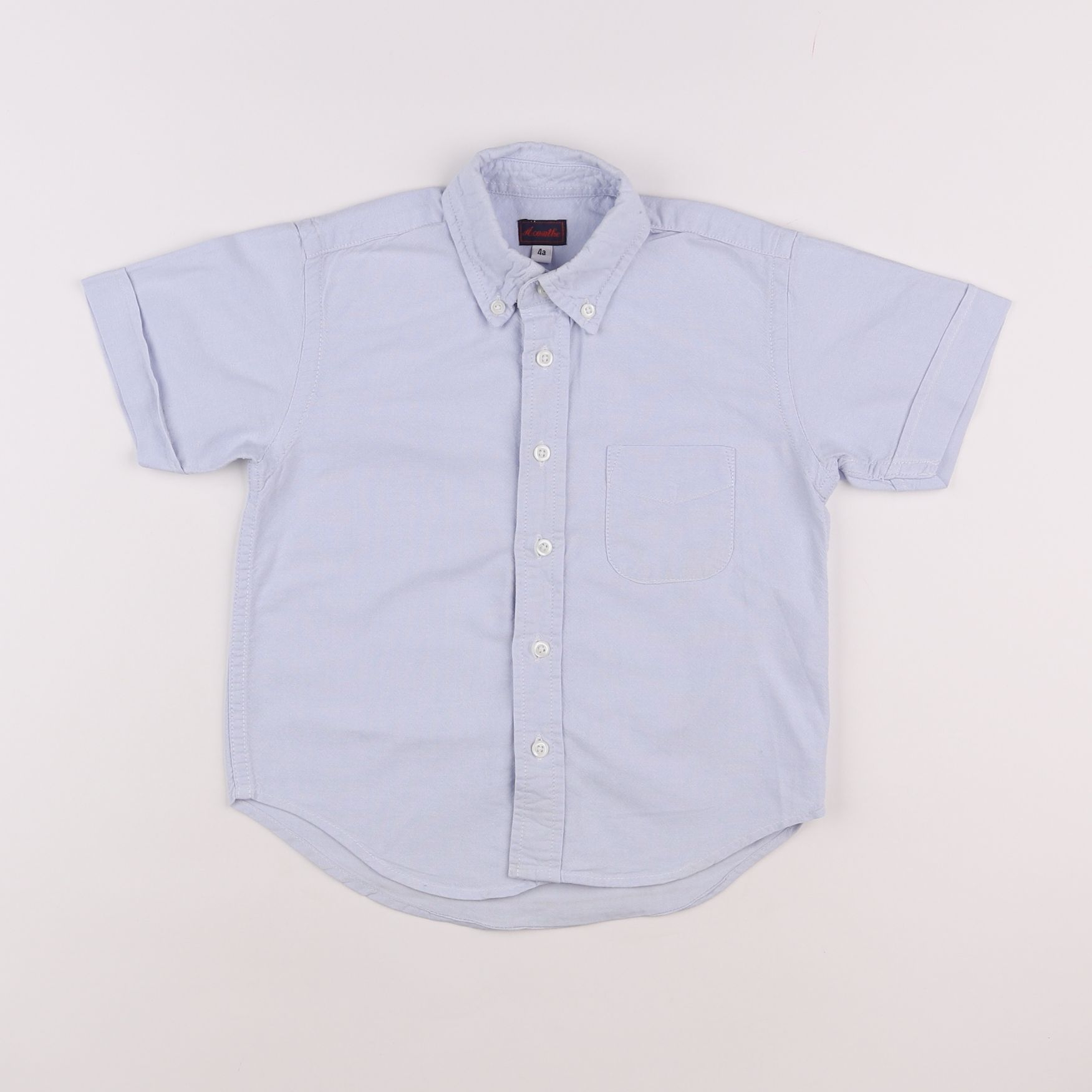 Acanthe - chemise bleu - 4 ans