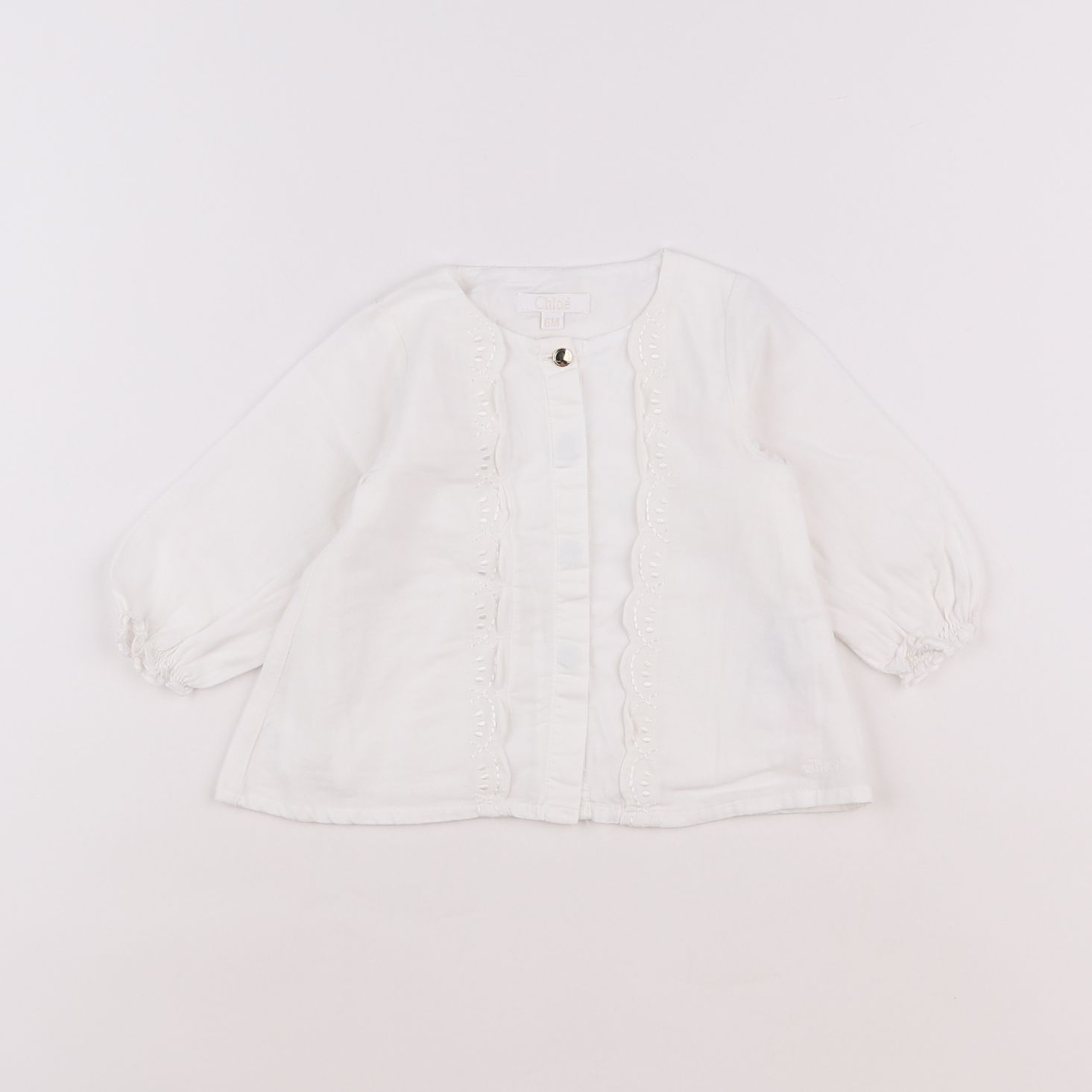 Chloé - blouse blanc - 6 mois