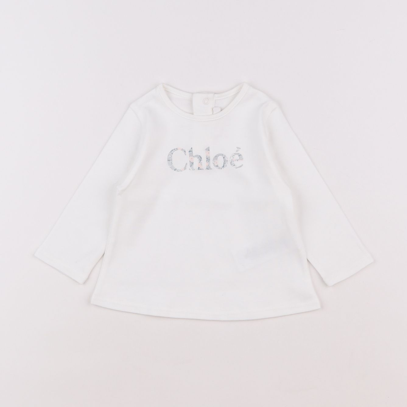 Chloé - tee-shirt blanc - 6 mois