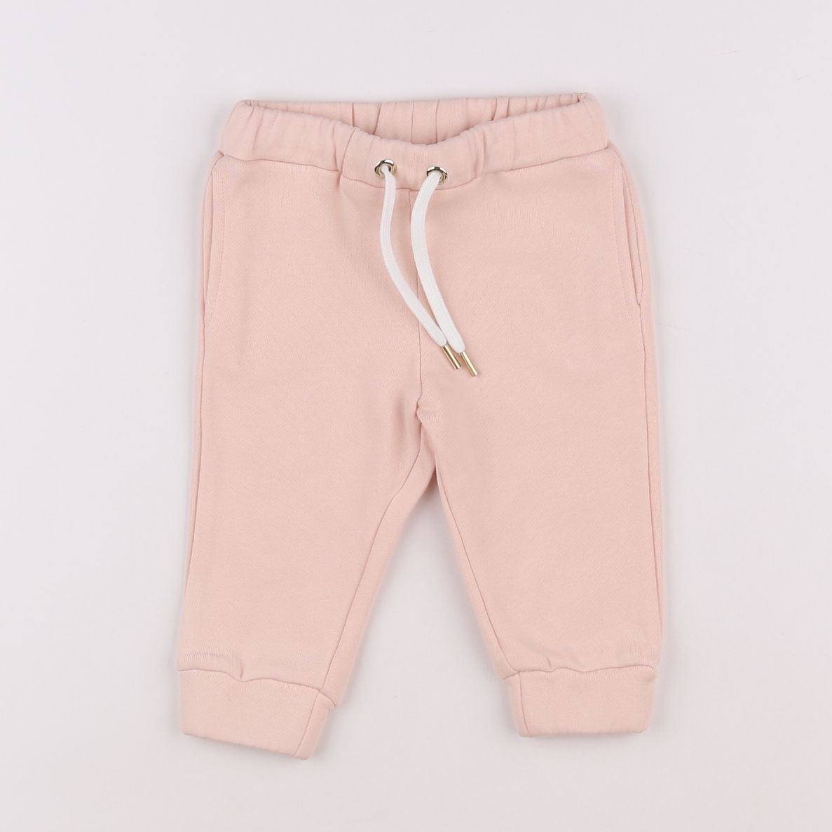 Chloé - jogging doublé rose - 6 mois