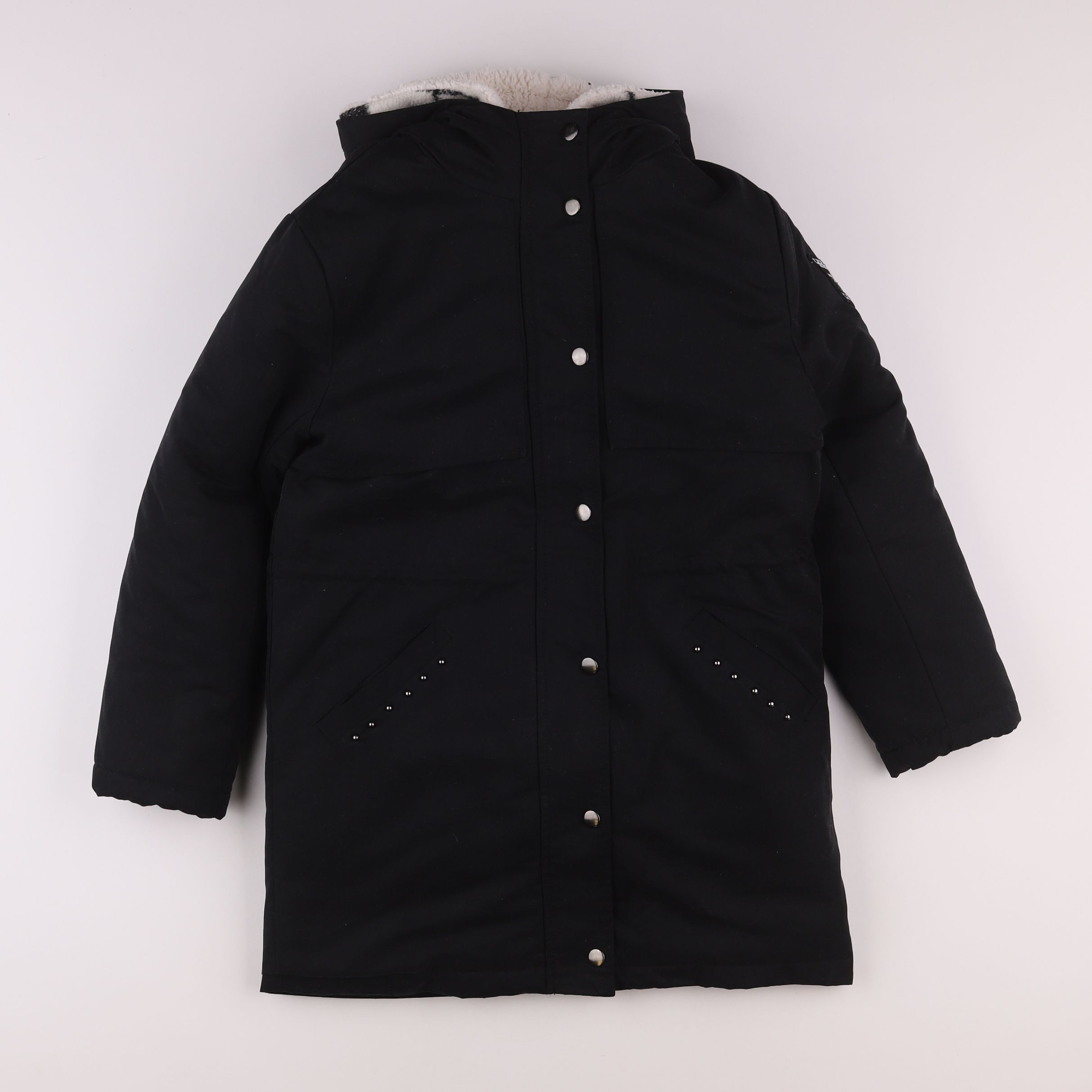 IKKS - parka noir - 10 ans