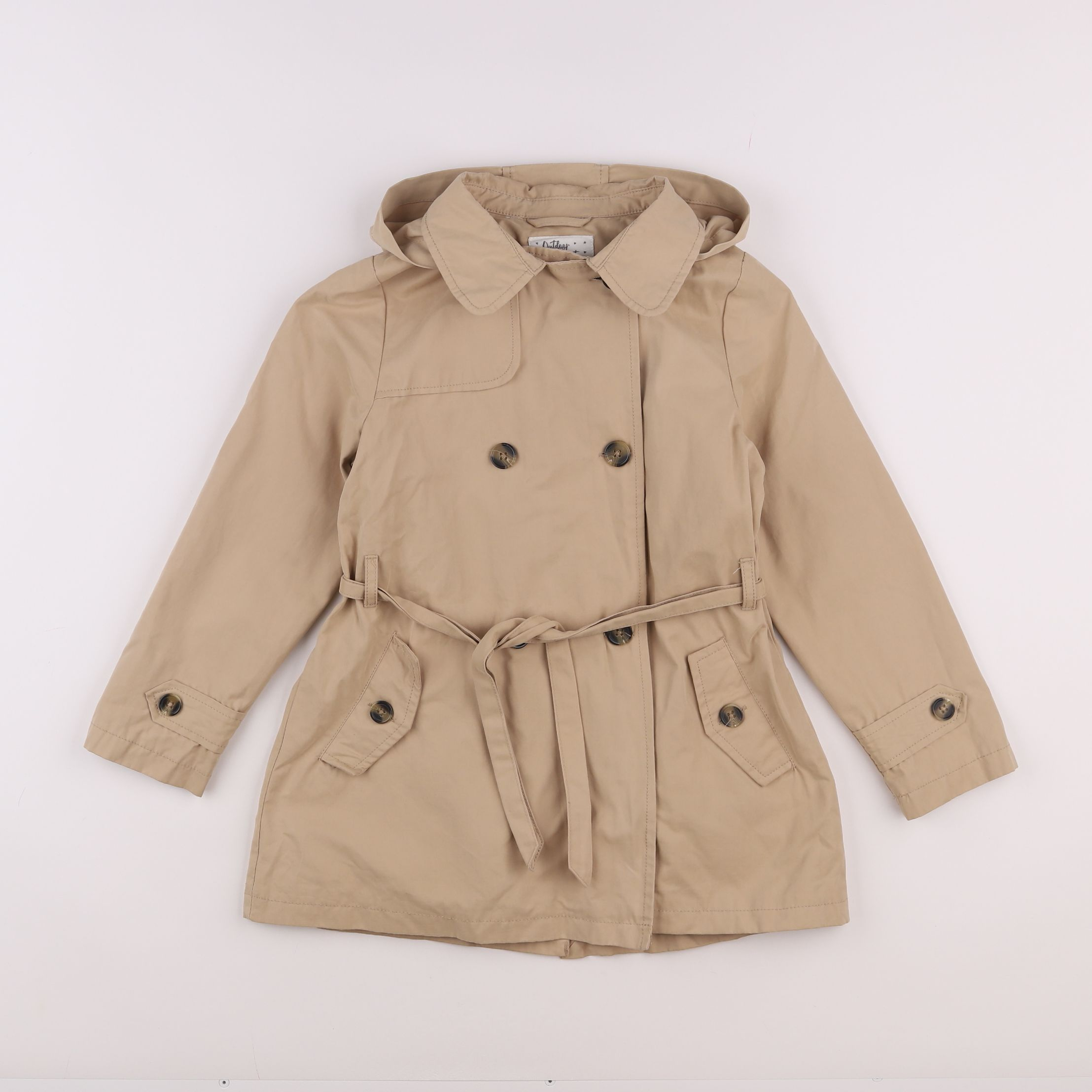 Vertbaudet - trench beige - 8 ans