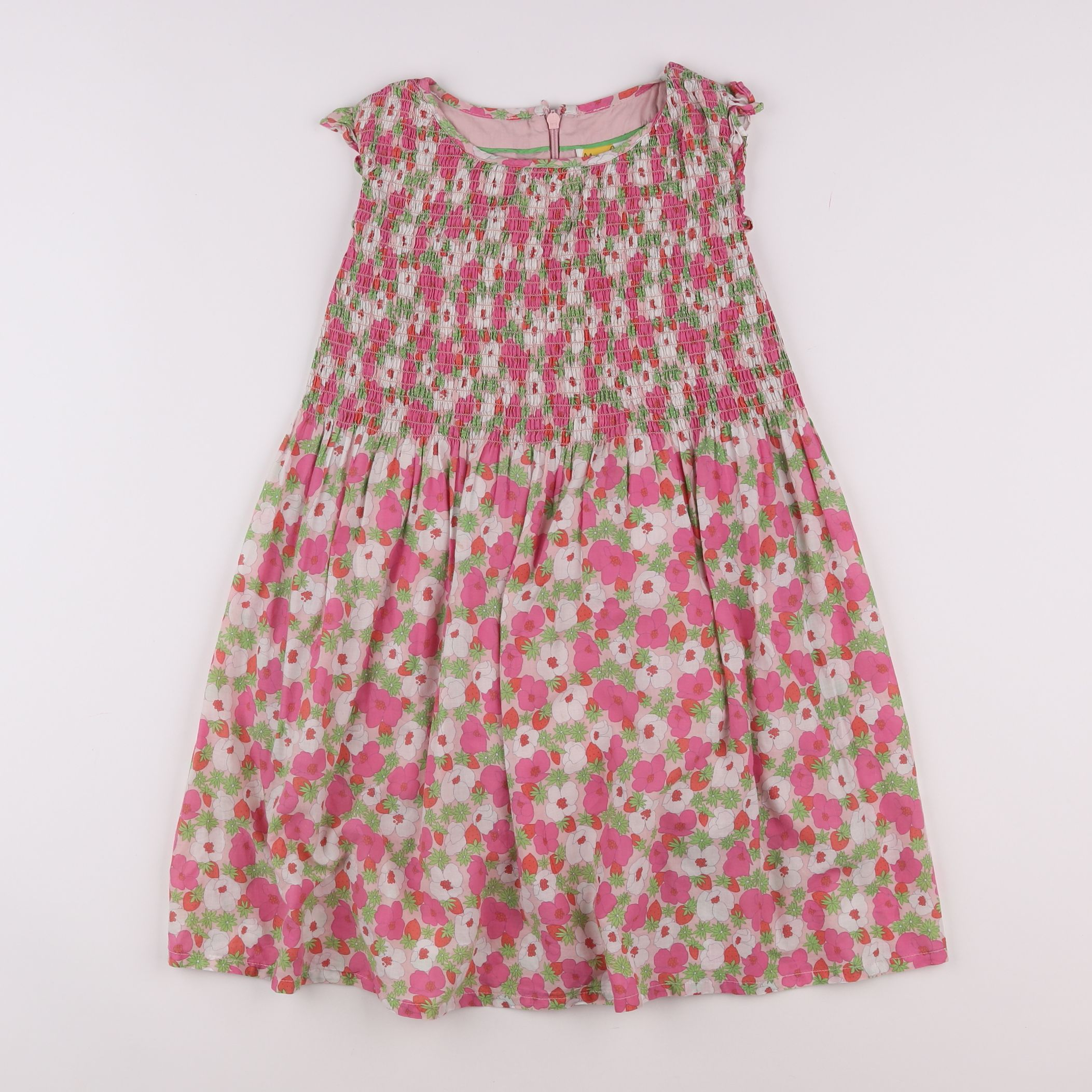 Mini Boden - robe multicolore - 7/8 ans