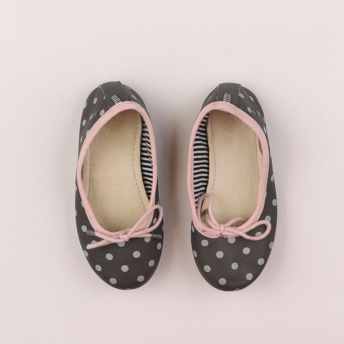 Petit Bateau - ballerines gris - pointure 24