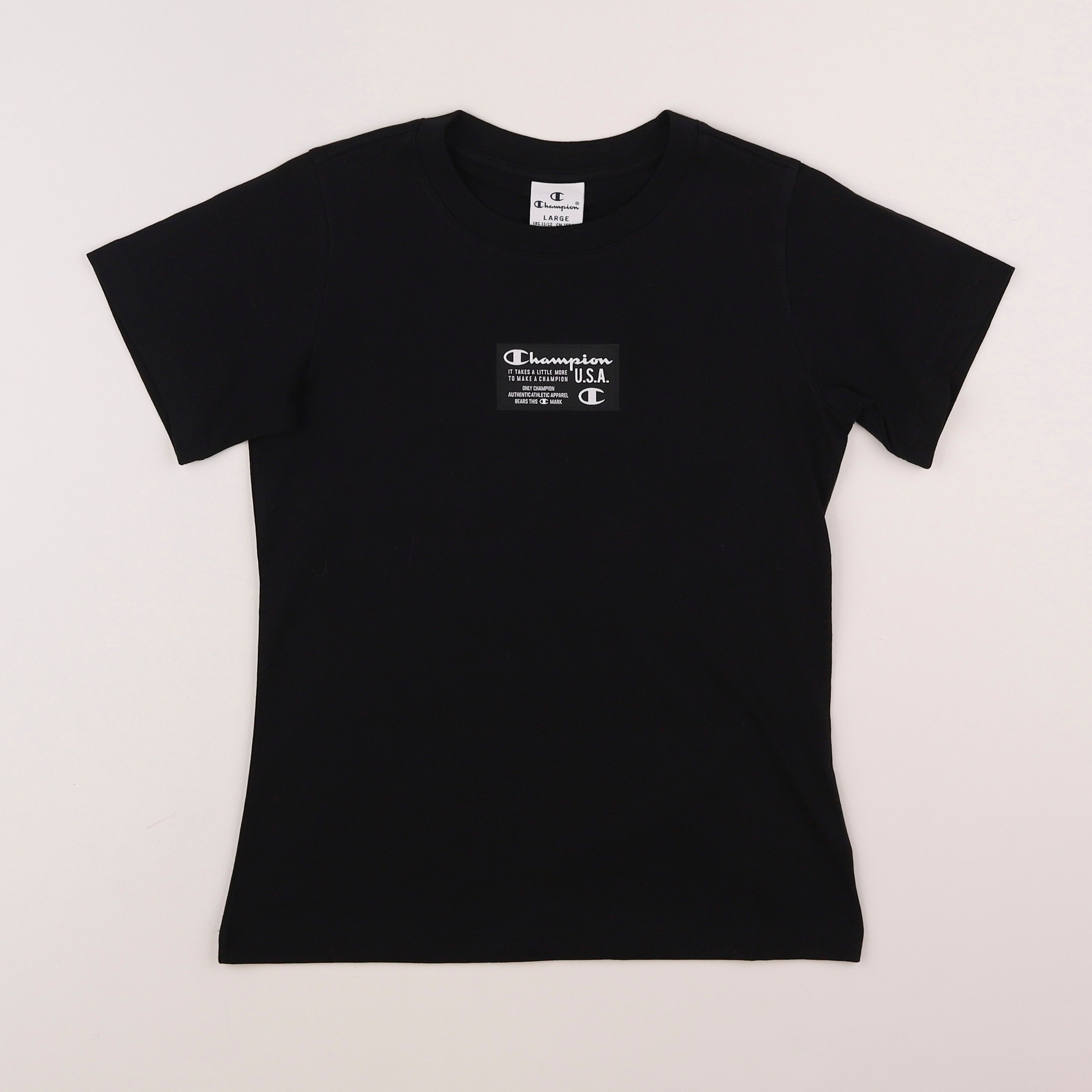 Champion  - tee-shirt noir - 11/12 ans