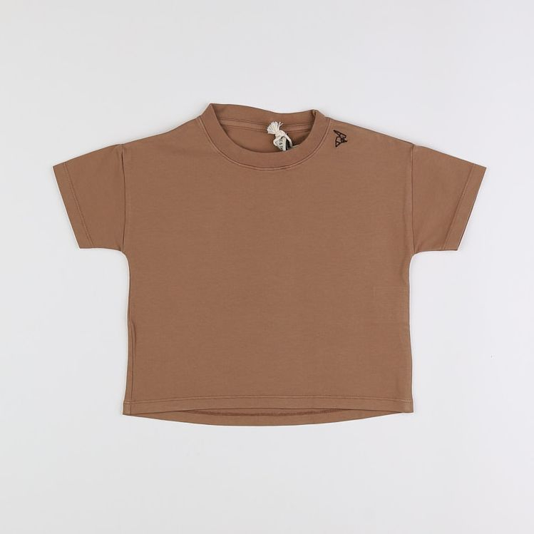 Bonnie & The Gang - tee-shirt ELLIOT mocha - 6/12 mois