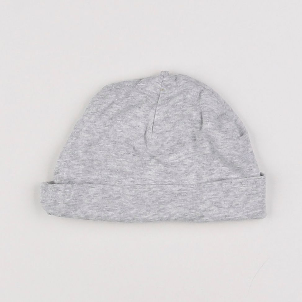 Zara - bonnet de naissance gris - 6/9 mois