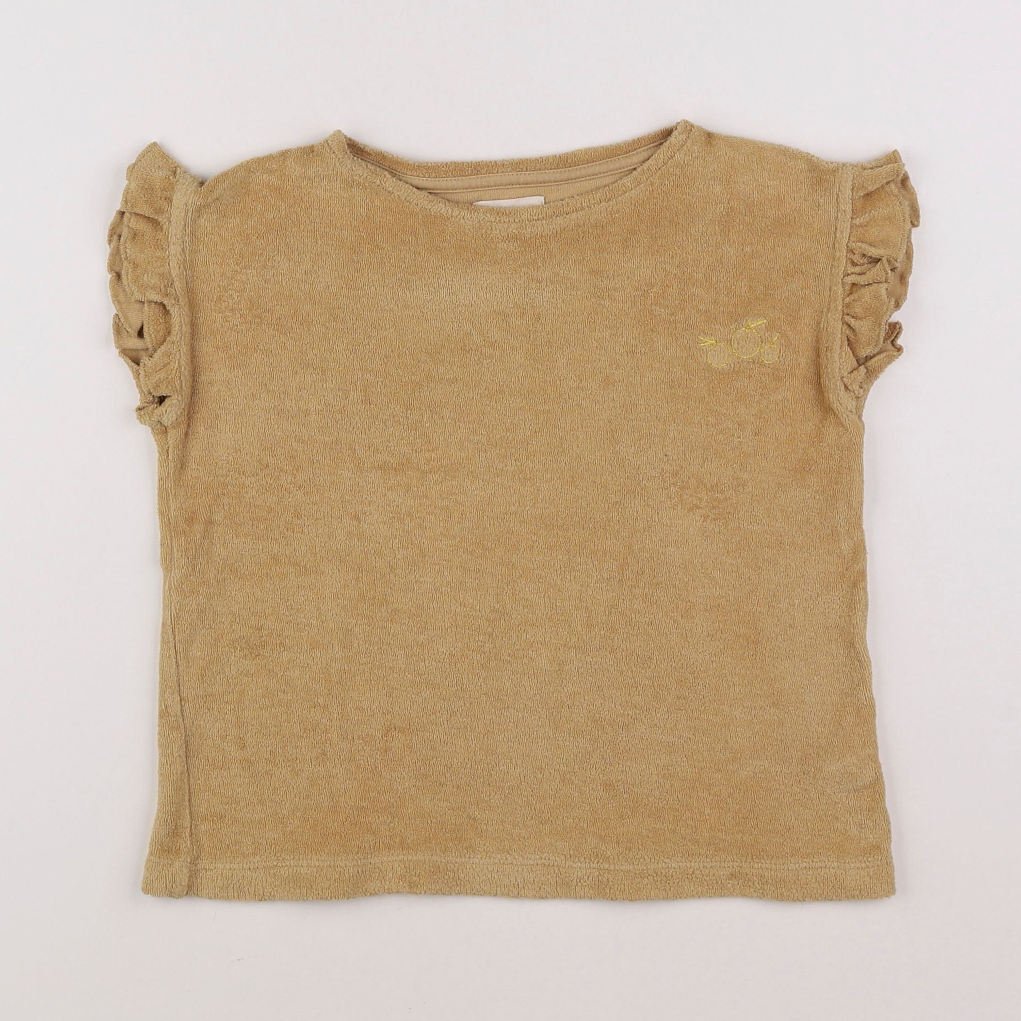 Les Petites Choses - tee-shirt marron - 6/7 ans