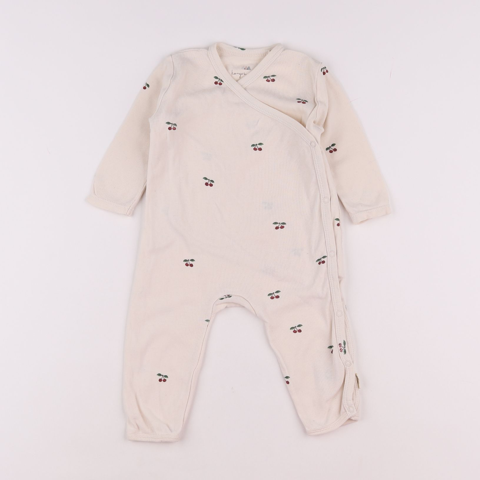 Konges slojd - pyjama coton beige - 3 mois