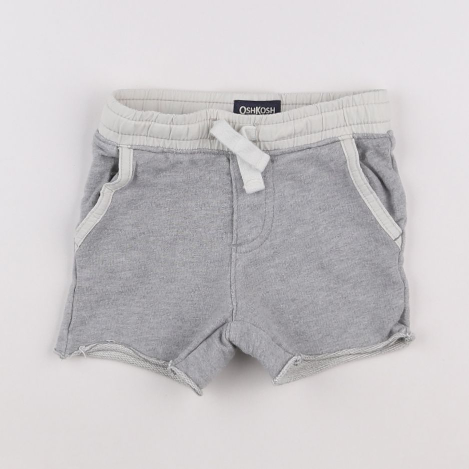 Oshkosh - short gris - 6 mois