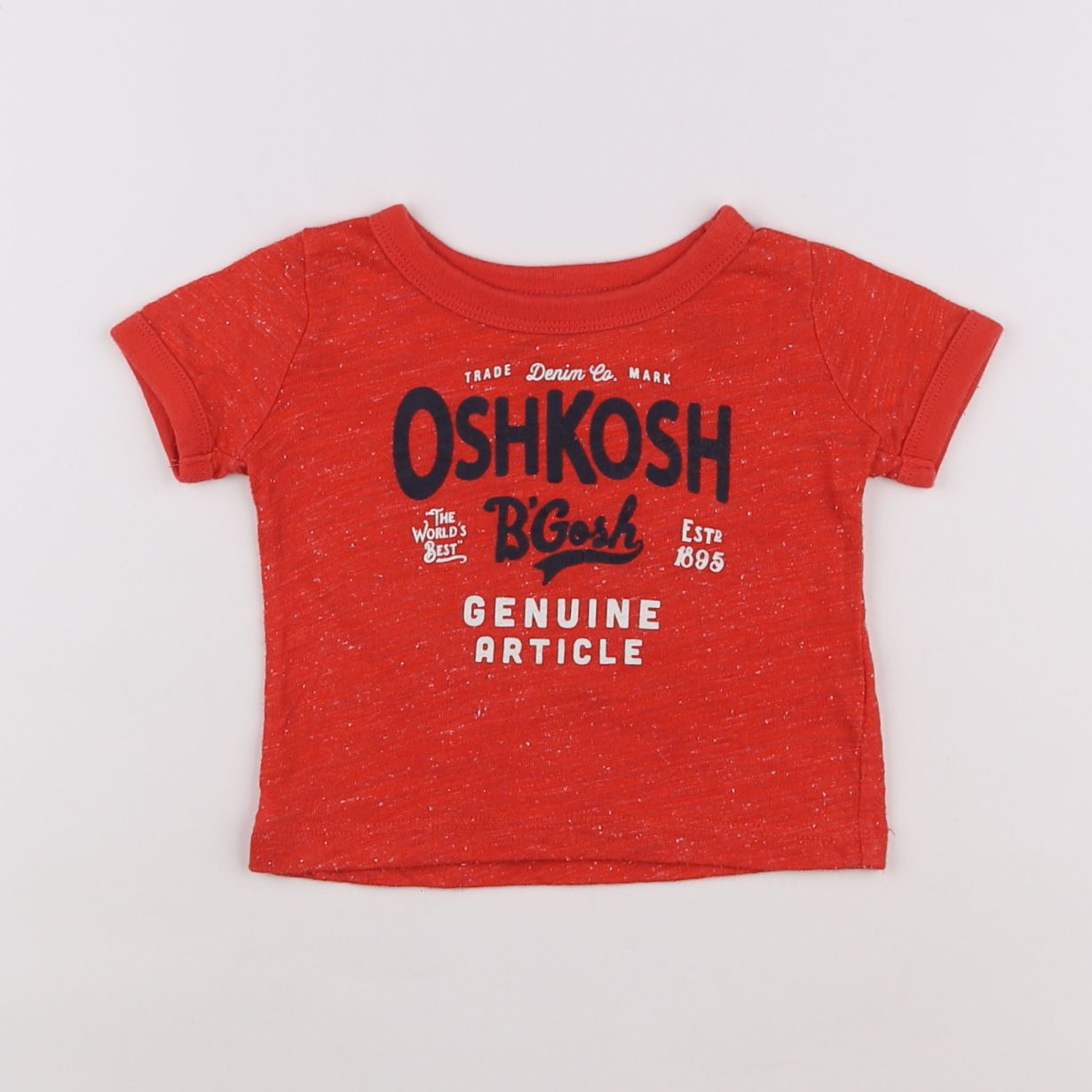 Oshkosh - tee-shirt rouge - 6 mois