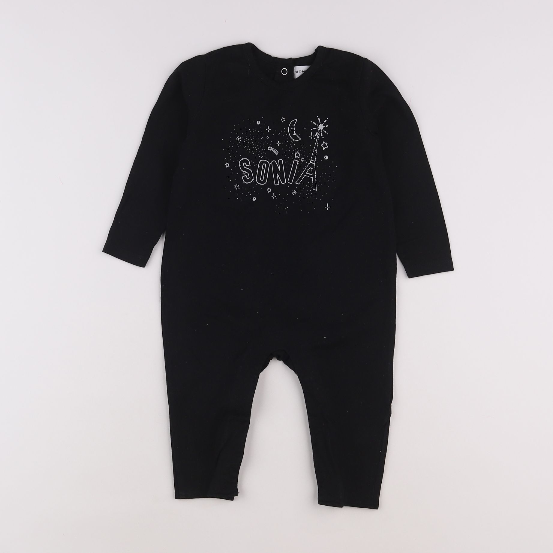 Sonia Rykiel - pyjama coton noir - 2 ans