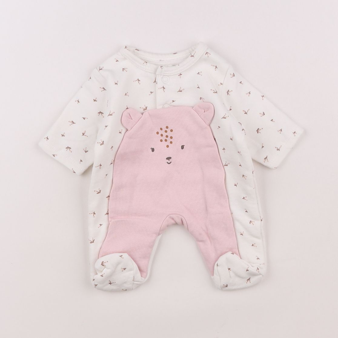 Vertbaudet - pyjama coton rose - Prématuré