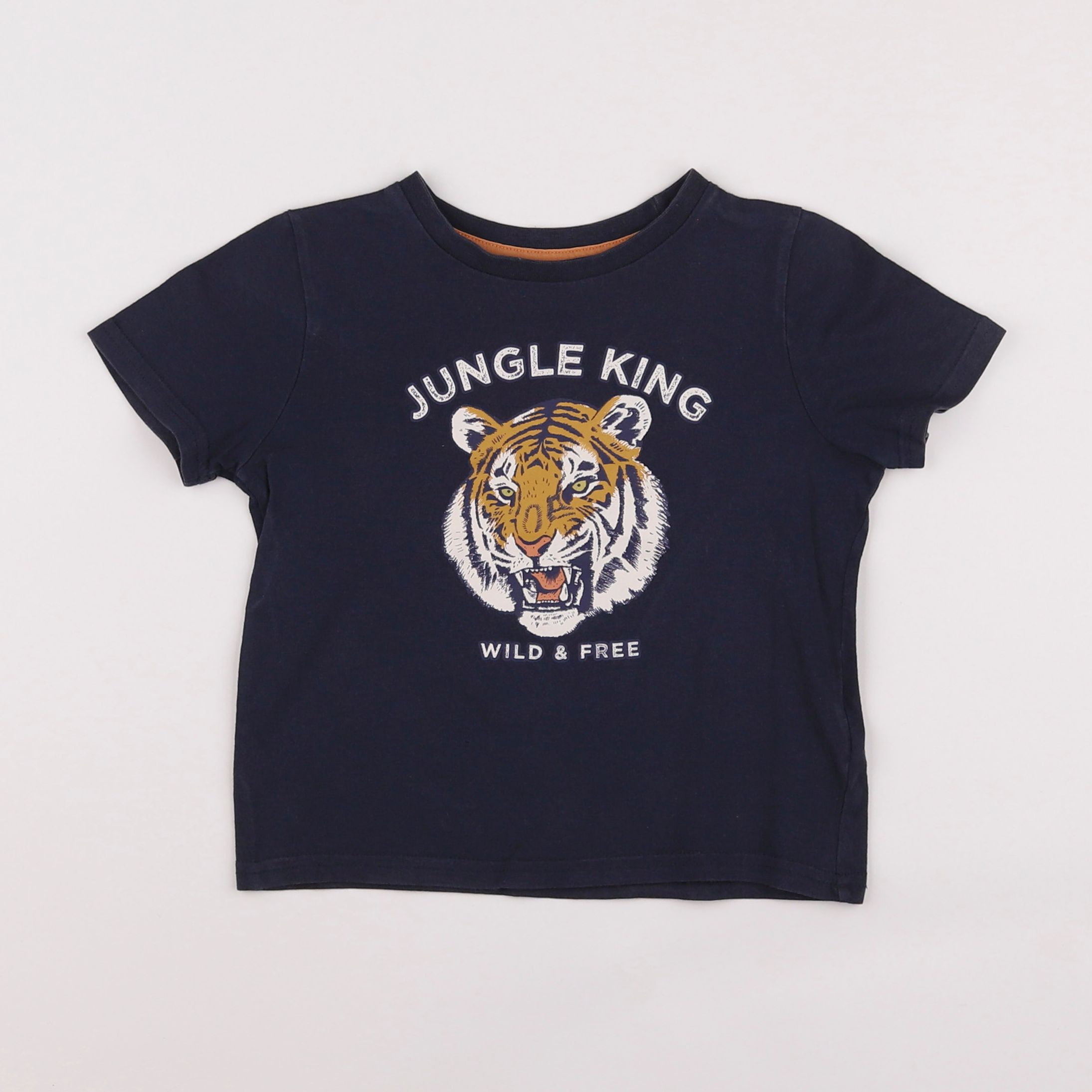 Vertbaudet - tee-shirt bleu - 4 ans