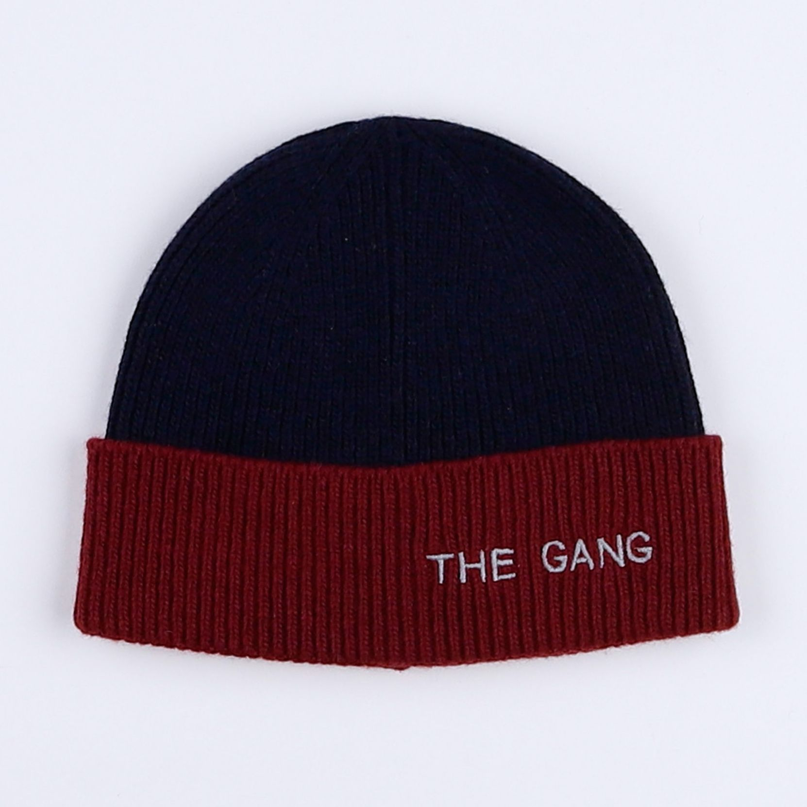 Chamaye - bonnet "THE GANG" bleu. rouge - 3/6 mois"