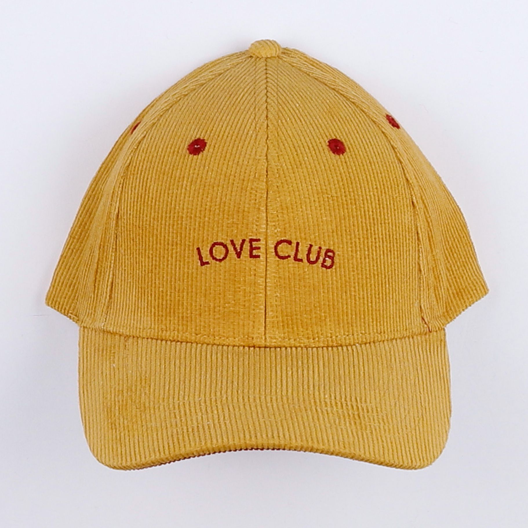 Chamaye - casquette "LOVE CLUB"  jaune - 9 mois à 2 ans"