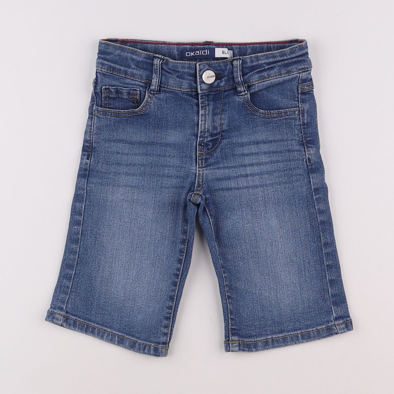 Okaidi - short bleu - 4 ans