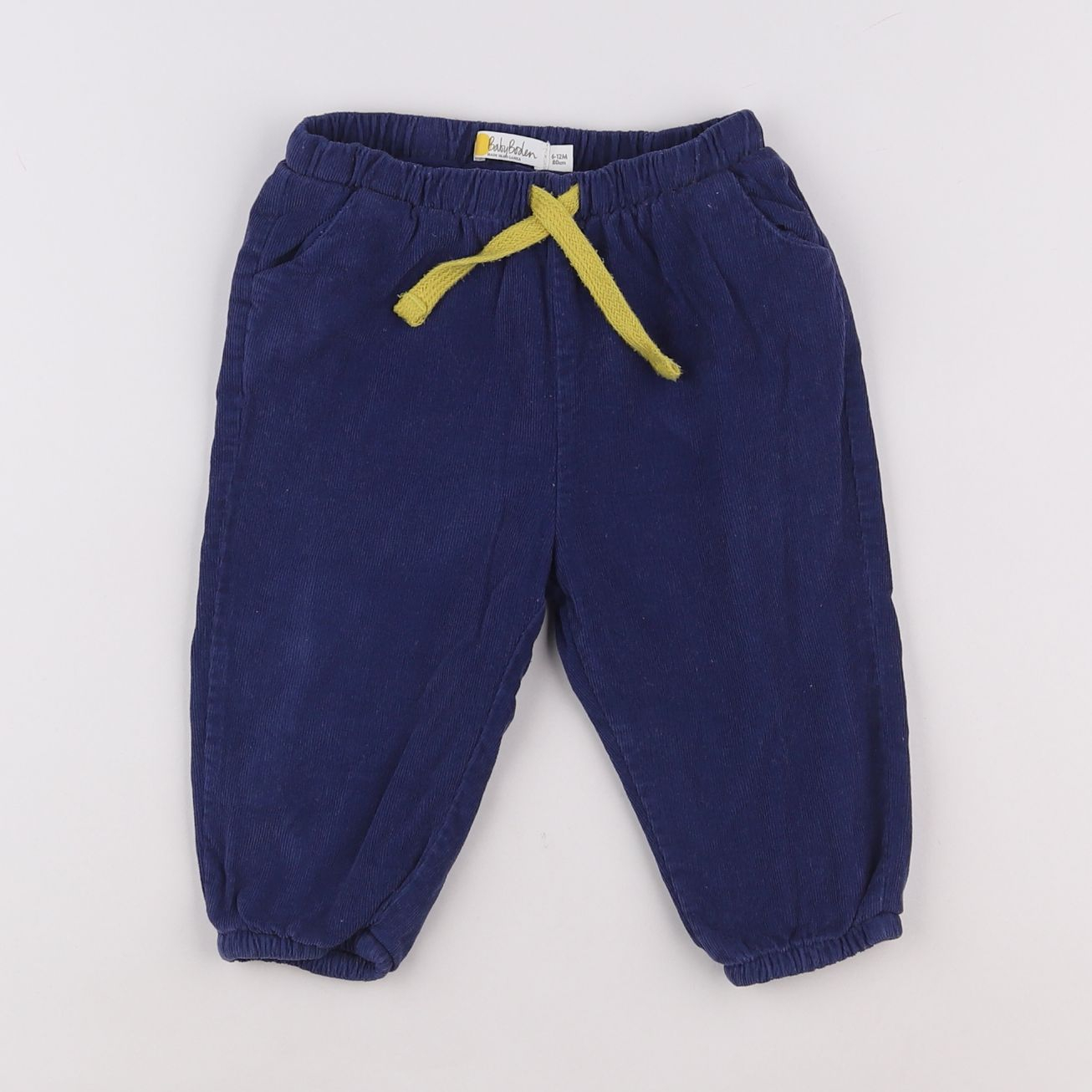 Baby Boden - pantalon bleu - 6/12 mois